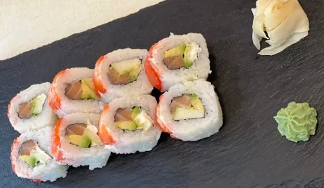 Strawberry-Salmon Maki